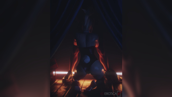 Mercy Gives Head While Dancing In Her Bunny Outfit