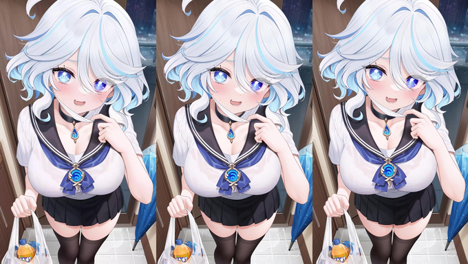 Furina Gazes Seductively