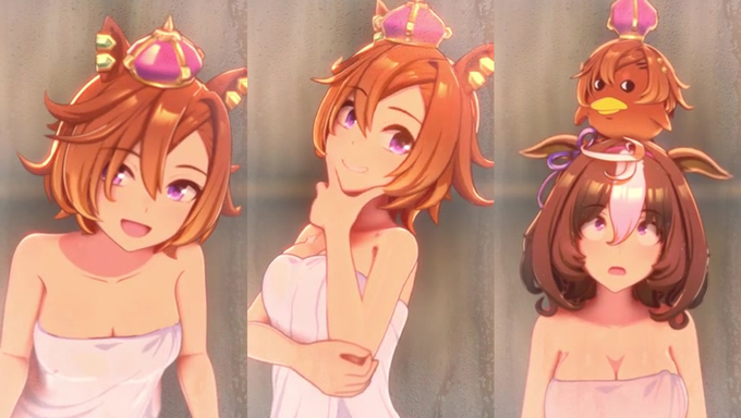 T.M Opera O Wears Nothing But Her Bath Towel