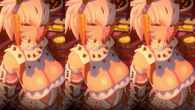 Barioth Hunter Shows Off Her Cleavage