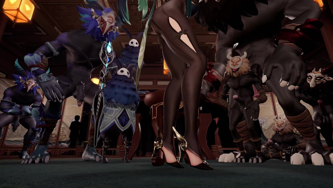 Xianyun Gets Fucked Surrounded By Hilichurls