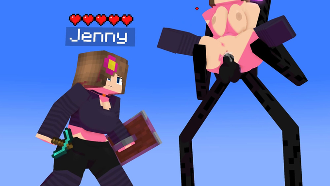 Jenny Lost Got Smahed By An Enderman