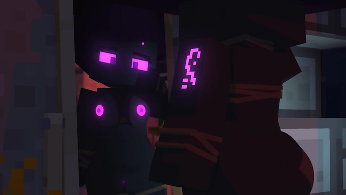 Marie Strips And Checks Herself By The Mirror