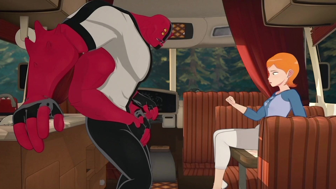 Gwen Tennyso Is Curios About Alien's Dick