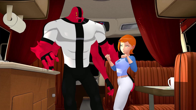 Gwen Tennyson Gets Disgusted By Four Arms