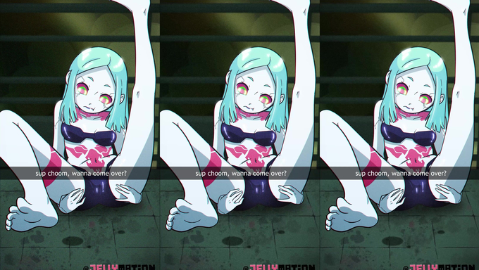 Rebecca Spreads Her Legs Out