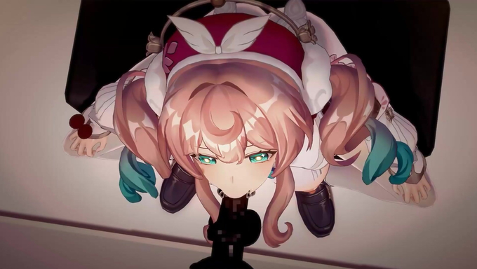 Hyacine Squirts On A Huge Dick