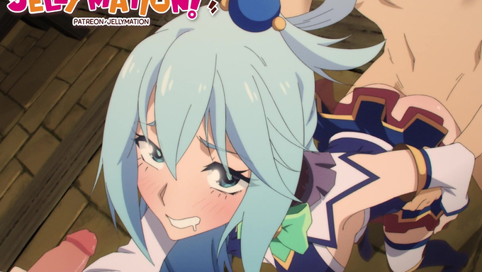 Aqua Gives A Handjob While Getting Fucked