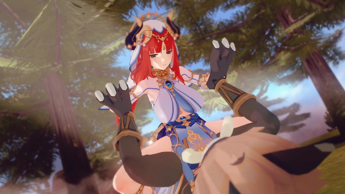 Hilichurl Gets Topped By Nilou