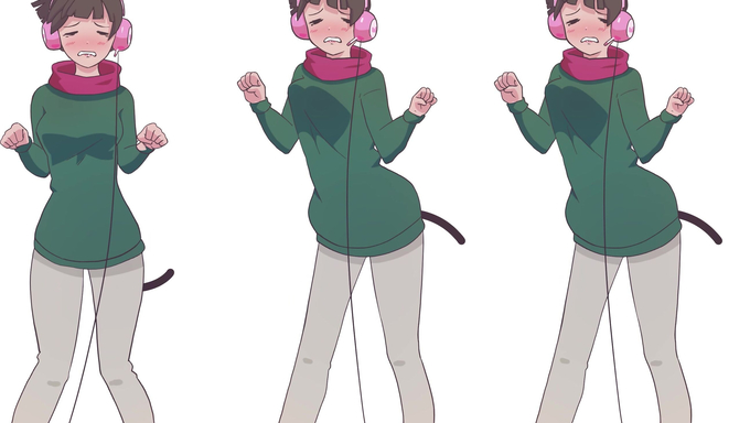 Lofi Girl Dances To The Catgirl Music