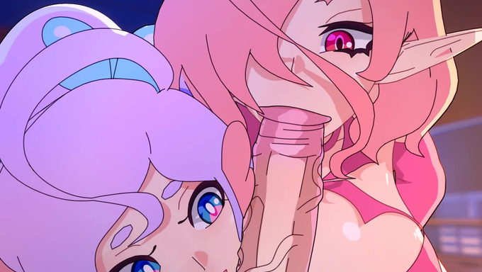 Double Trouble Jelli And Fresa With Double Cumshot