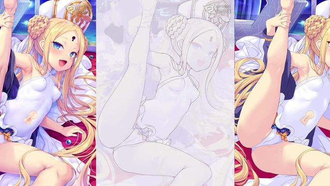 Abigail Williams Spreads Leg Wide Open