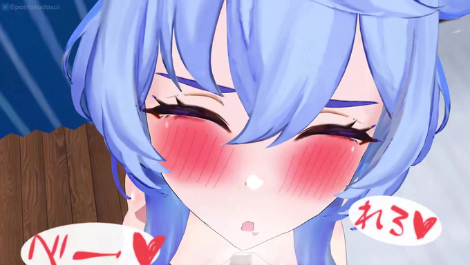 Ganyu Gives A Sloppy BJ And Grinds Rough On A Fat Cock