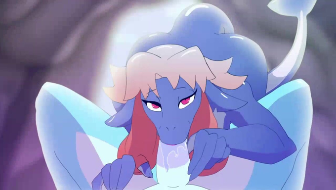 Akula Seduces Shark Boy Then Gets Pounded In A Cave