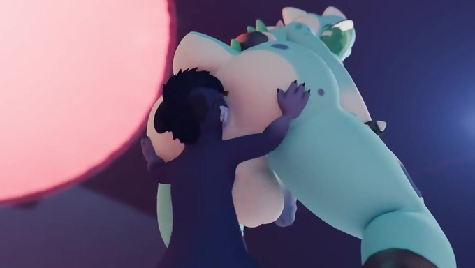 Furry Otter Gets Anal Vore