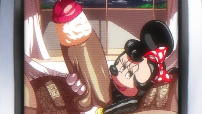 Minnie Mouse Jerks Off A Dick