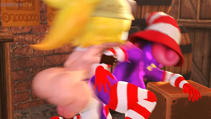 Goombella Pounds Vivian On The Floor