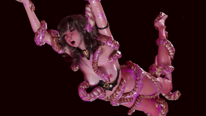 Ultimate Phi Gets Penetrated By Tentacles In Outer Space