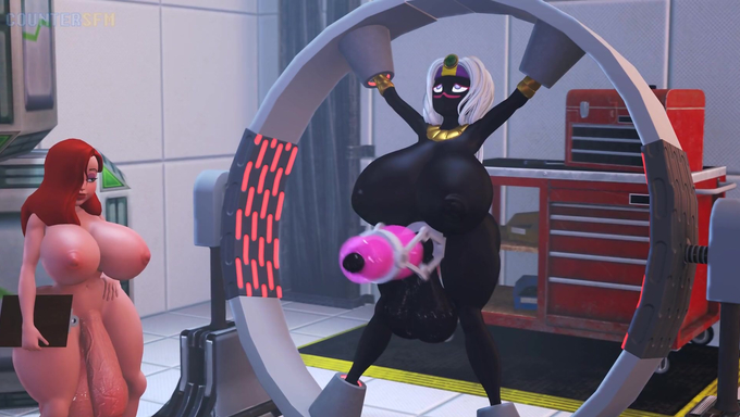 Queen Tyr'ahnee Gets Jerked Off By Jessica Rabbit’s Machine