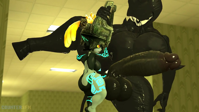 Midna Gets Naughty In The Backrooms