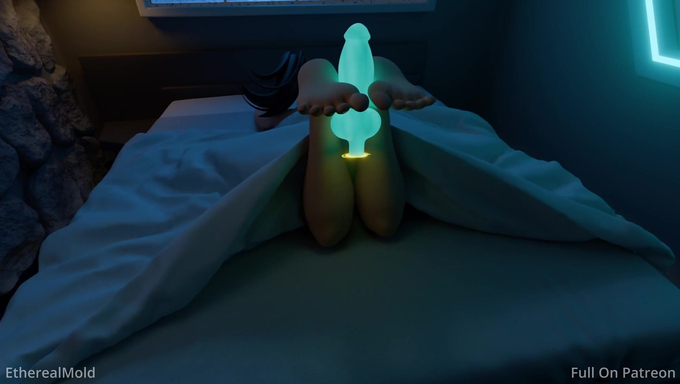 Yuuto’s Pussy Gets Stimulated By An Otherworldly Cock