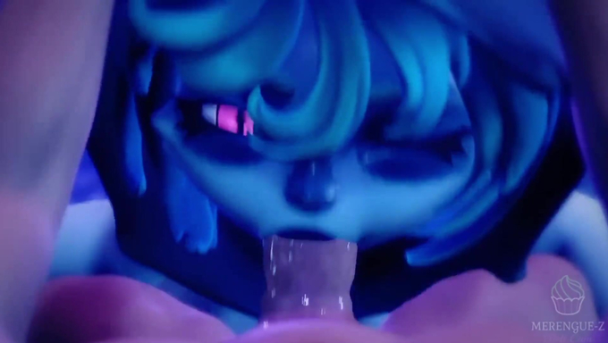 Vex, Pomni, Wakfu, and Bunnie Rabbot’s Blowjob Adventure