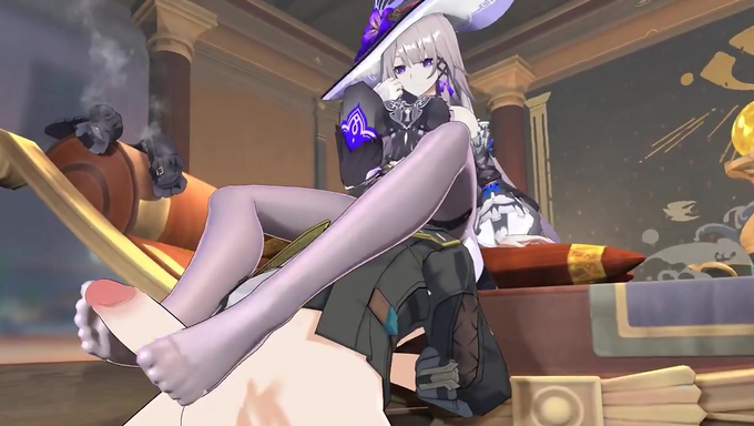 Herta Gives An Amazing Footjob