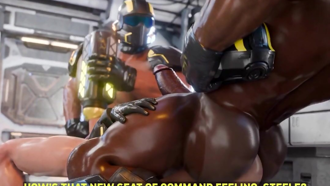 Helldiver Soldiers Teach A Rookie How To Fuck And Use A High-Tech Pocket Pussy