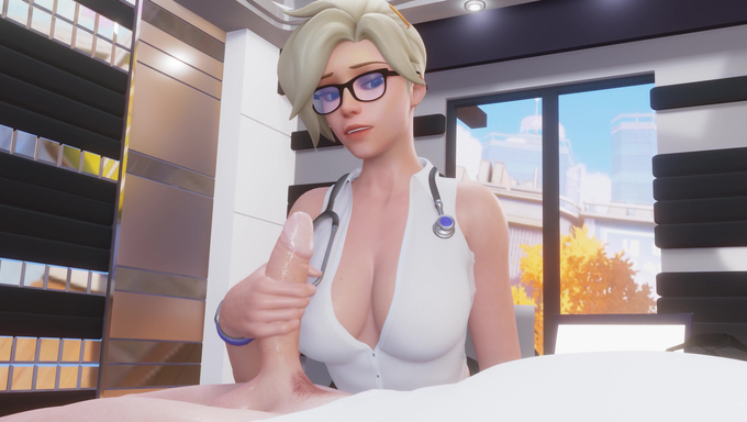 Doctor Mercy Treats Her Patient By Sucking And Fucking