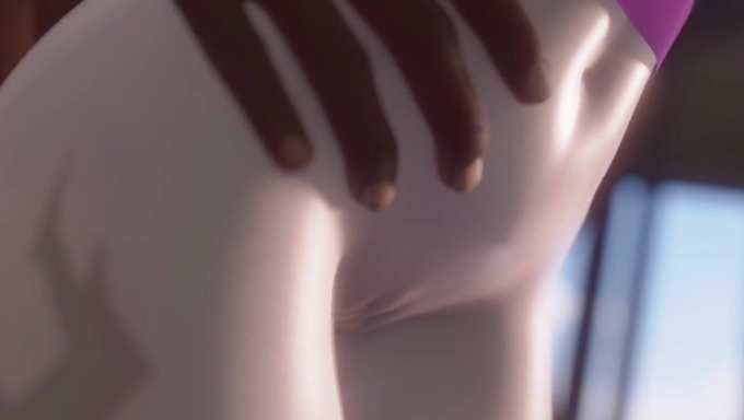 Maid Widowmaker Gets Plowed By A BBC While Standing