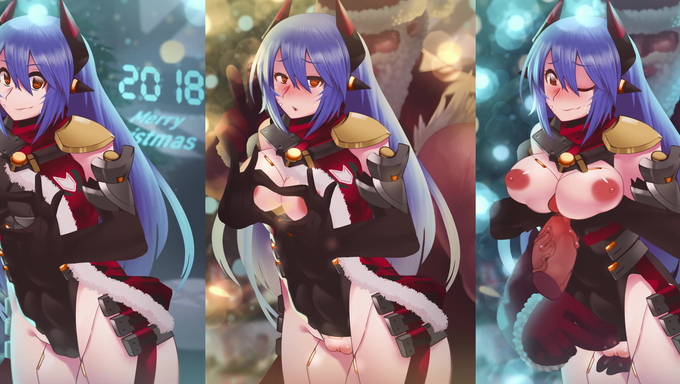 Poppi Takes A Facial And Gets Fingered By Santa