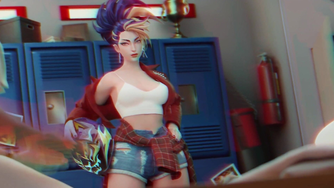 Akali Takes Multiple Cocks In A Music Video