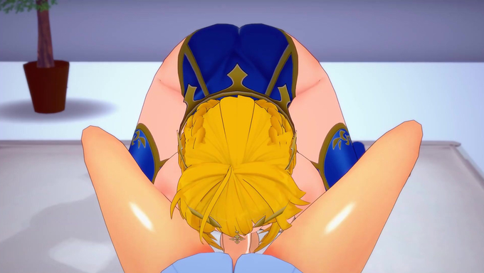 Artoria Pendragon Gives A Blowjob Then Takes A Creampie