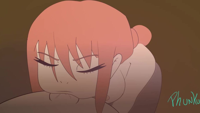 Makima Pleasures A Random Stranger With Her Mouth