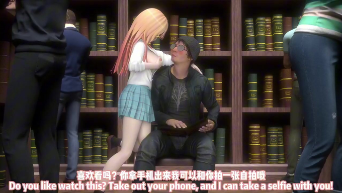 Marin Kitagawa Gets Caught Masturbating In The Library
