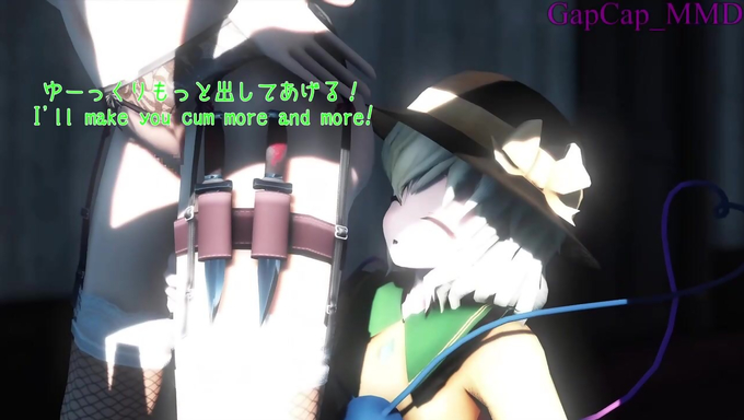 Touhou Project Girls Suck And Stroke Their Dicks