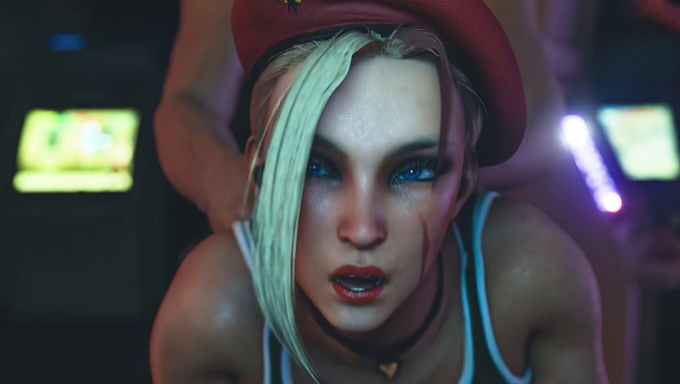 Cammy White Gets Her Pussy Smashed In The Arcade