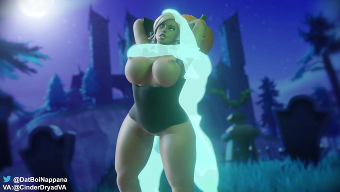 Penny Gets Screwed By A Ghost In The Cemetery