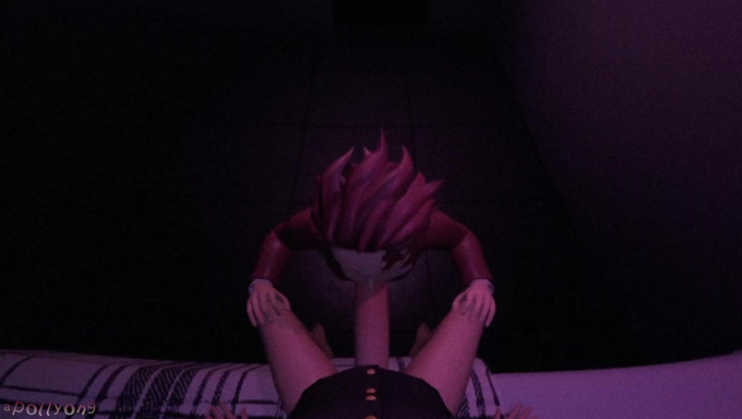 Tanjiro Kamado Kneels And Gives His Friend A Blowjob