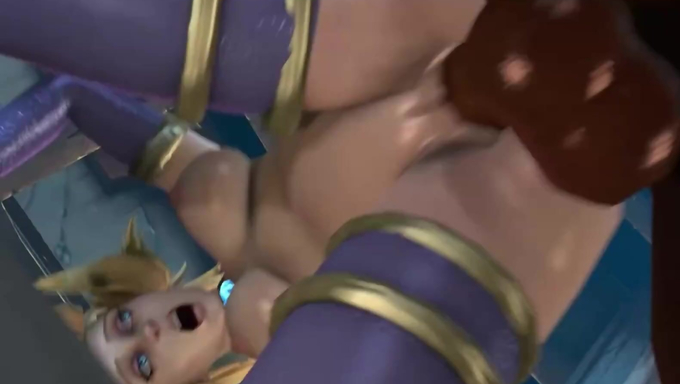 Jaina Proudmoore Endures Multiple Fucks By Orcs, Elves, And Humans