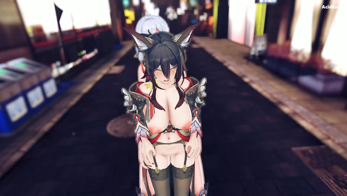 Two Futa Girls Fugue And Jingliu Fuck In The Street