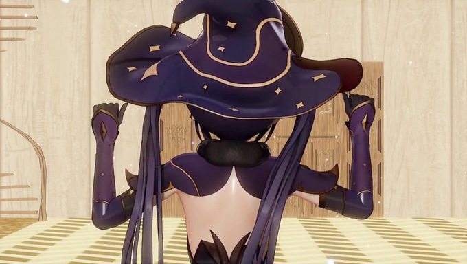 Mona Megistus Dances While Her Tits Are Exposed