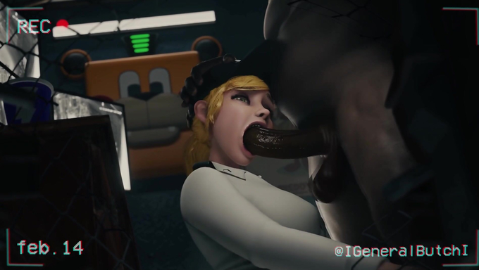 Vanessa A. Takes A Huge Monster Cock In Her Mouth And Pussy