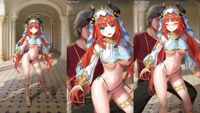 Nilou Gets Fucked While She Dances In The Hallway