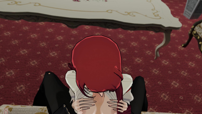 Mitsuru Kirijo Gives A Boobjob Before Riding A Dick