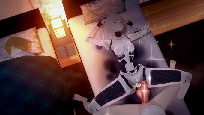 Albina Gets Screwed By Futanari Kromer All Around The House