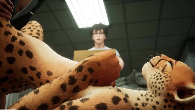 Max Gets Rammed By Furry Animals In The Restroom