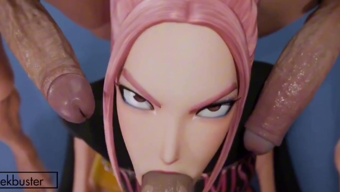 Mira Blows And Bounces On Different Dicks In A Music Video