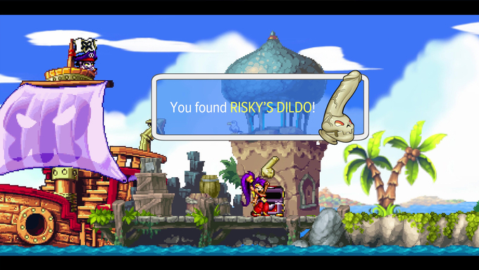 Shantae Goes To Her Ship And Fucks Risky's Dildo
