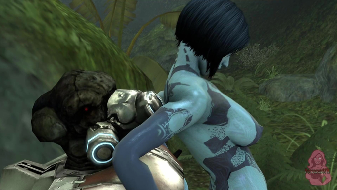 Cortana Gets Thick Cum From An Unggoy